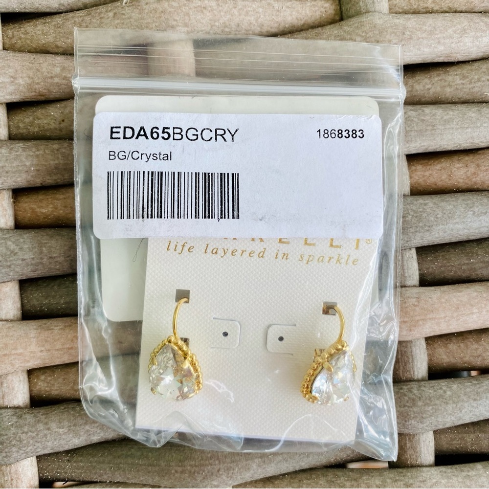 Sorrelli Pear Cut Dangle Earrings NWT - Picture 4 of 16